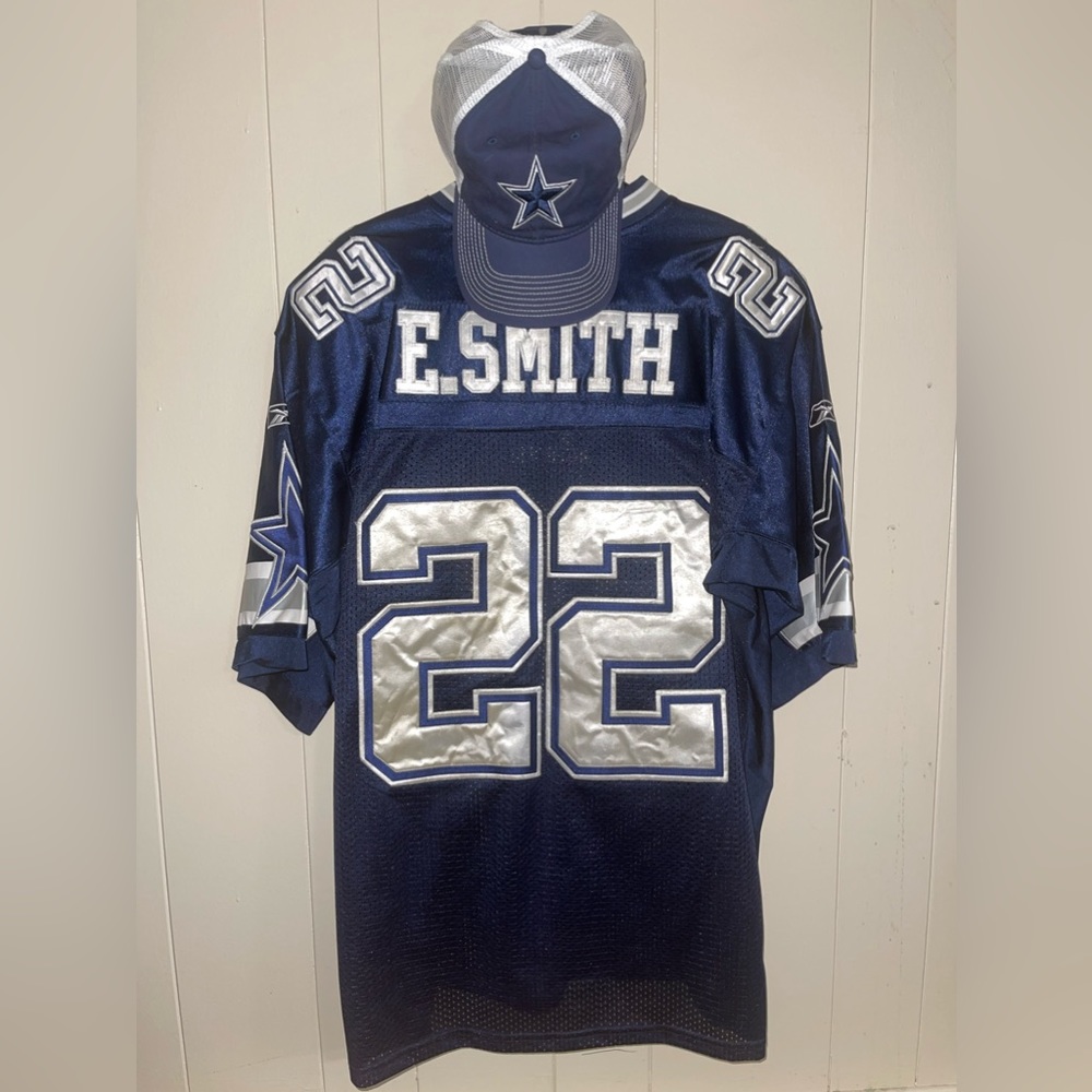 Official NFL Reebok Emmitt Smith 22 Jersey / Dallas Cowboys Sz 52